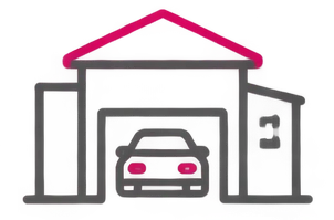 Smart Home Alarmanlage mit geöffneten Fenstern und Haus-Symbol, Sicherheit